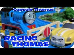 Thomas and friends  Racing Thomas coming !  toy trains plarail