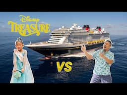 Who has more fun on the Brand New Disney Treasure Cruise? | Kids vs Adults