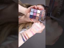 Swatching DIOR Backstage  004 Celestial Purple Palette:See the Gorgeous Shades! #makeup #shorts