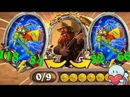 100/100 Murlocs On Turn 7?! | Hearthstone Battlegrounds