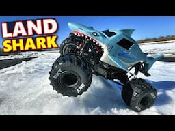 Can Megalodon RC Monster Truck Really DRIVE in the SNOW??? - Monster Jam Officially Licensed