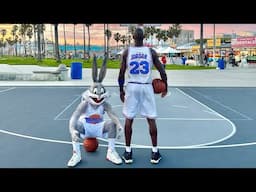 Michael Jordan & Bugs Bunny 2v2 In Real Life [Space Jam 3]