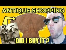 Why You Should Always Check Behind Shelves! I couldn't Believe it! Antique Store Shopping With Me!