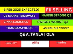 LATEST SHARE MARKET NEWS💥6 FEB💥NIFTY NEWS💥NAUKRI SHARE NEWS OLA SHARE NEWS AFFLE PART-1&2