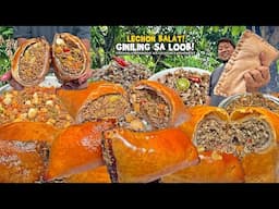 Lechon BALAT na "Tinahi at Ginawang EMPANADA!", May PALAMAN na GINILING at ORIGINAL SISIG sa Loob!