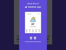 Weather App in HTML CSS & JavaScript