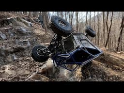 UTV Rolls of Cliff Attempting Gnarliest Trail at Windrock Park