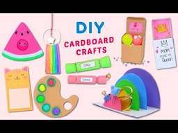 10 DIY CUTE CRAFTS FROM WASTE CARDBOARD