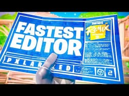 Still the FASTEST Editor In Fortnite Chapter 2.