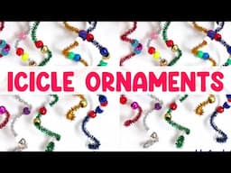 EASY Icicle Ornament Craft (Make one in SECONDS!)