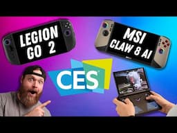 CES Gaming Handhelds Were Awesome! - MSI Claw 7 & 8 AI+, Legion Go 2, OneXPlayer, CES 2025