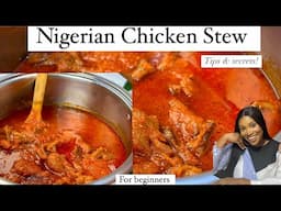 How to make the best Nigerian chicken stew for beginners | party stew | Christmas stew