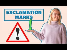 When to use an Exclamation Mark! // Writing For Kids