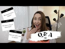 LIVE Q&A | How to Get a Job in Japan? Stay at Home Mom?