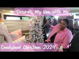 Pink Candyland Whimsical Christmas Inspiration 2024 | Decorate My Van With Me | Where is Tiffany