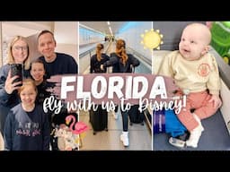 TRAVEL WITH US TO DISNEY!! 🐭🏰✈️✨ valet, mylounge gatwick, flying to tampa with BA + poly room tour 🌺