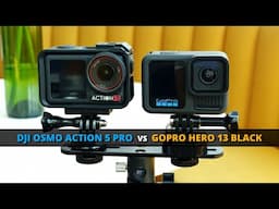 DJI Osmo Action 5 Pro vs GoPro HERO13 Black [Video + Audio Comparison]