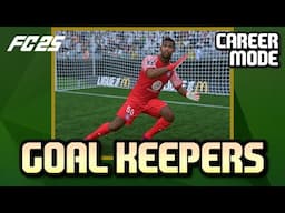 FC 25 CAREER MODE WONDER KIDS: GOAL KEEPERS