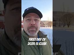 First day of 2025 is clear!