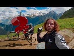 Vallée Blanche au 2 alpes bike park ⛰️ Piste de VTT descente pour débutants et familles ! 😁