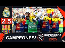 Supercopa de España 2025 🏆 Real Madrid vs Barcelona 2-5 (El Clásico) lego