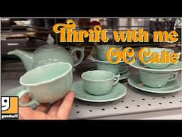 GOODWILL OC California thrift shop with me for awesome vintage haul, decor, and useful items