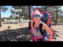 Sara's Shocking Budget Backpacking Gear Challenge