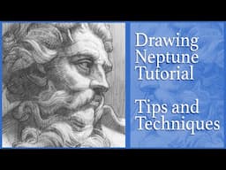 Sharing My Sketching Tips and Techniques While Drawing Neptune