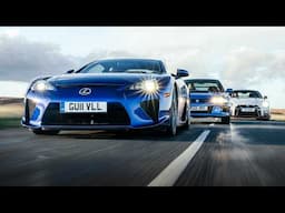 Lexus LFA v Nissan GT-R Nismo v Subaru Impreza 22B: Japan's greatest hits