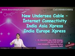 New Undersea Cable for Internet Connectivity IAX IEX #cseprelims2025 #upscprelims2025