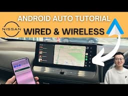 Nissan Tutorial - How to Setup Android Auto📲 (incl Wireless Connection) 12.3-Inch Touch Screen