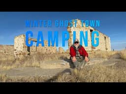 Gebo Ghost Town & Winter Van Camping in Wyoming