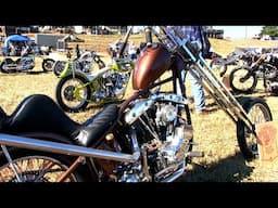 BORN FREE TEXAS 2024 BEST Old School Harley Davidson Chopper EVENT Campout In TEXAS Mount Enterprise