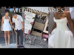 wedding diaries | bridal party proposal prep + my first bridal dress appointment *grab your tissues*