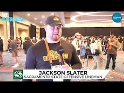 2025 Senior Bowl: Jackson Slater (Sacramento State OL) Interview | The Bluebloods