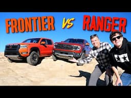 We Crown The King of The Dirt - Nissan Frontier Pro-4X VS Ford Ranger Raptor!