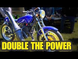 Snowmobile Powered Motorcycle - Yamaha DS7 Two Stroke