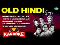 Old Hindi Songs Karaoke | Nazar Bachakar Chale Gaye Woh | Mohammed Rafi