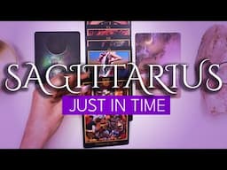 SAGITTARIUS TAROT READING | "THE BIG WHEEL TURNS FOR YOU!" JUST IN TIME