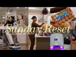 SUNDAY RESET ROUTINE| Self Care Motivation + Planning & Refreshing my Space + Grocery Haul & More!