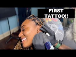 FIRST TATTOO EXPERIENCE!!! | LIFE WITH ASHLEY