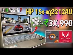 HP 15s eq2213AU -😍 Best Laptop For Students Under 35k ? Ryzen 3 5300U (Benchmarks & Gaming Test 🔥)