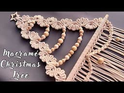 Macramé Christmas Tree │ DIY Christmas Decoration Ideas