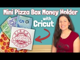 DIY Money Holder with Cricut | Print then Cut Mini Pizza Box | FREE TEMPLATE with Cricut Access