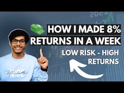 How I made 8% in Just a Week | Past Week Trade Results | D Entrepreneur Tamil