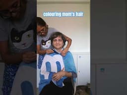 colouring mom's hair at home (with results)