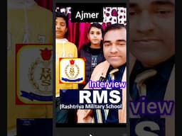 Military school ajmer interview | Dausa rms school interview tips | Rms Military school interview