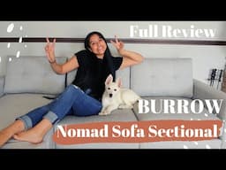 TRUE REVIEW // BURROW Nomad Sectional Sofa  // Minimalist furniture // Buying a online sofa