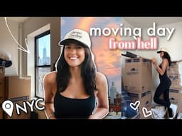 NYC Moving Vlog || moving into my dream apartment in New York City