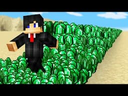 Minecraft but You Mine 1,000,000 Emeralds!